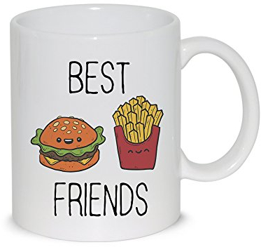Tasse Mug Best Friend Menu Tasse aus Keramik Thè/Latte - Geschenkidee