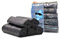 Reciclaje de bolsas de basura de plástico Bolsas de basura Bolsas de basura Bolsas de basura para baño Cocina Sala de estar 10L Cubo de basura Negro 100pcs / paquete