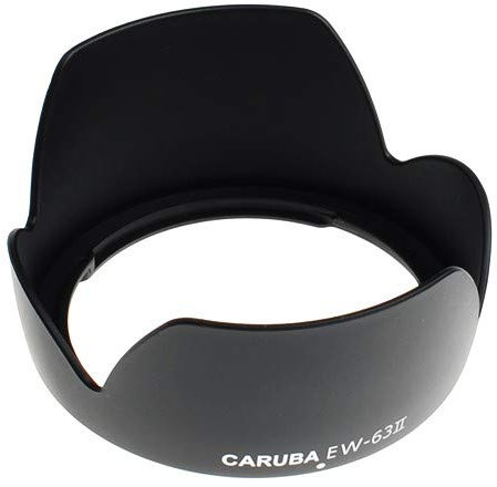 Caruba EW-63II Objektivdeckel für Canon EF 28mm f/1.8 Canon EF 28mm f/1.8 USM schwarz