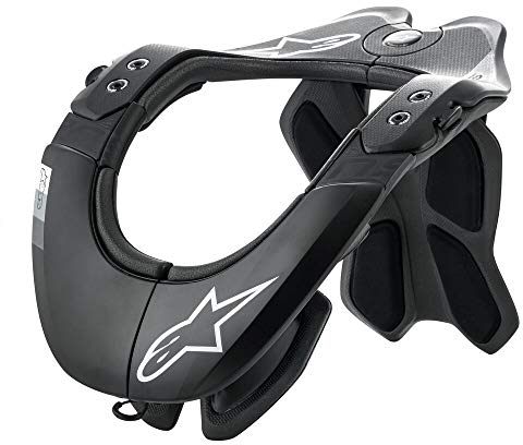 Alpinestars 6500019-LG/XL Bns Tech-2 Nackenstütze schwarz/cool grey Lg-XL