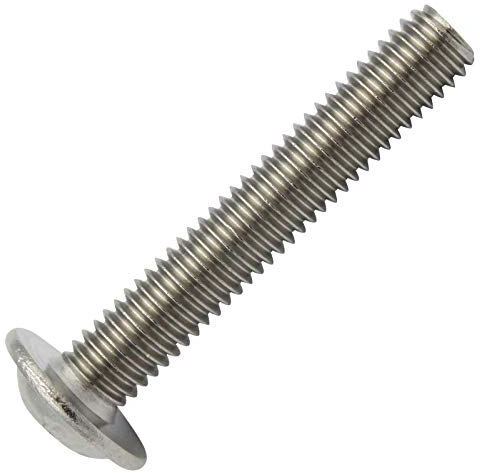 D2D | VPE: 10 Stück - Flachkopfschrauben mit Flansch M8 x 45 mm mit Innensechsrund TX nach ISO 7380-2 aus Edelstahl A2 V2A - Bundschraube