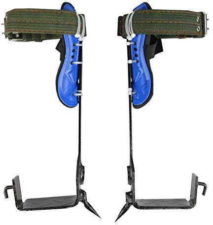 cineman Ramponi da Arrampicata, Scarpe da Arrampicata in Acciaio Inossidabile per Alberi da Arrampicata