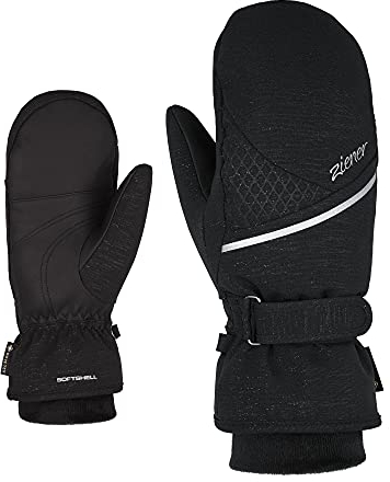 Ziener Damen Kiani Mitten Ski-Fäustling/Wintersport | wasserdicht atmungsaktiv warm Gore-Tex, black, 7