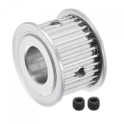 sourcing map 3M30 Zähne Zahnriemenscheibe Zahnriemenantrieb Zahnrad mit M4 Schraube 14mm Bohrung für Gürtel 3D Drucker CNC