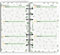 2025 Wochenplaner, Wochenplan, undatiertes Papier-Kit, für 6-Loch-Filofax-A6-Ordner, 6-3/4 x 3-3/4, Personal/Größe für Budgetordner (Harphia, 007week A6)