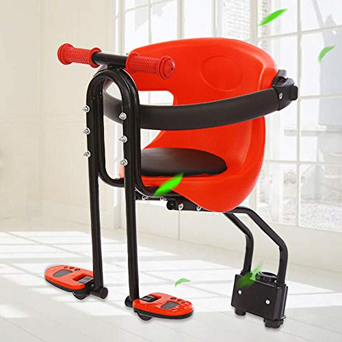 FUROMG Kinderfahrradsitz Fahrrad Kinder Sicherheitssitz Vordersitz 30KG kindersitz Vorder Sitz Handrail Fahrradsitz Vorne Halterung