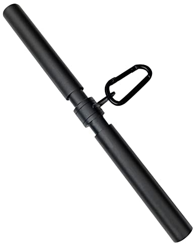 Topfinder Gerade Stange Latzugstange DIY Bizepsstange Drehgelenk Kabelzug Latzug Griff für Heimgymnastik Trizepsstange mit Karabinerhaken (Bizepsstange Drehgelenk)