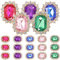 Holibanna 20 Pièces Lacets Clips Bling Bling Chaussure Charme pour Boot Sneaker Decoation