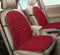Auto Accessori Lupex - Coppia di schienali universali, kit da 2 pezzi, colore Rosso, coprisedili anteriori, per sedili auto, furgone e sedia ufficio, poliestere, con 92 sfere massaggianti