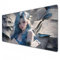 League of Legends Tapis de souris | Grand tapis de souris mignon | Tapis de souris de jeu blanc |XXL 900 x 400 | Tapis de bureau imperméable – Antidérapant | Jinx (80 x 30 x 0,3 cm)