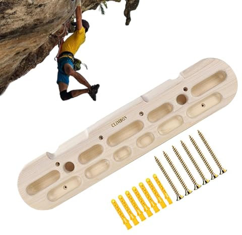 Hangboard Rocks Climbing – Fingerbrett aus | Klettertraining Hangboard | Fingerverriegelungsbrett aus | Kletterbrett zum Aufhängen | zum Aufhängen