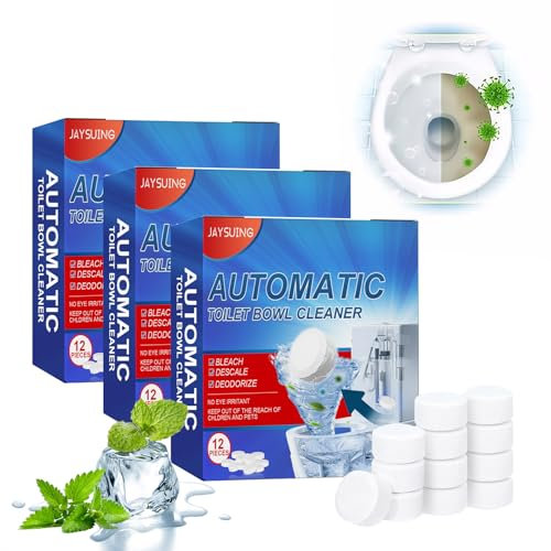 36Pcs WC Spülkasten Tabs Wasserkastenwürfel Spülkasten Reiniger WC Reiniger Tabs WC Tabs Toilette WC Tabs Spülkasten WC Wasserkasten Tabs WC Reinigungstabs Kann Kalk-und Urinstein Entfernen