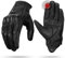 KEMIMOTO Guantes Cuero Moto Hombres y Mujeres, Protector de Nudillos, Pantalla Táctil y Transpirable, de Dedos Completos para Motocross, Tiro