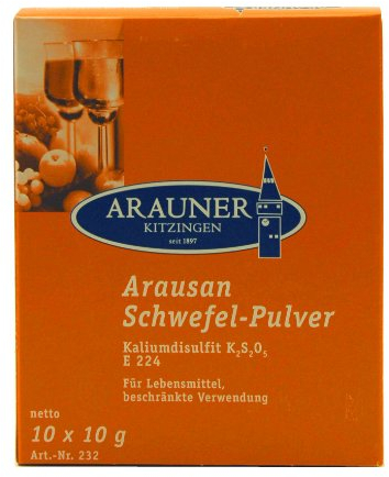 KITZINGER Potassium DISULF 100g.( 10 Tütchen x 10g.)