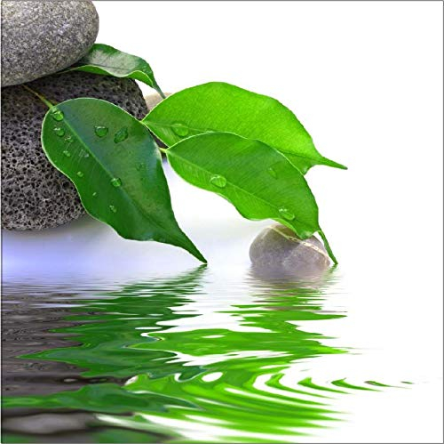 Sticker autocollant Lave Vaisselle Galets Zen 60x60cm - Fond Transparent SLV0035