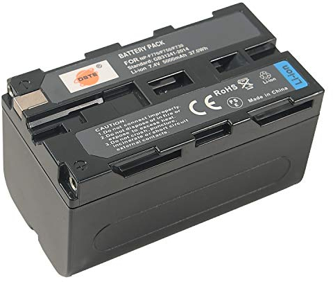 DSTE Rechange Batterie pour Sony NP-F750 CCD-SC5 CCD-TRV80PK DCR-TRV820 CCD-SC55 CCD-TRV81 DCR-TRV820K CCD-SC65 CCD-TRV815 DCR-TRV9 CCD-TR3 CCD-TRV82 DCR-TRV900 CCD-TR3000 CCD-TRV85 DCR-VX200 CCD-TR3300 CCD-TRV86PK DCR-VX2100 CCD-TR516 CCD-TRV87 DCR-VX2100E CCD-TR555