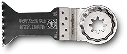 FEIN E-Cut Universal-Sägeblatt, Breite 44 mm, Länge 60 mm, Ve. 1 St., Aufnahme StarLock Plus, Bi-Metall mit gewellter Universalverzahnung. Breites Anwendungsspektrum