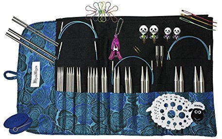 HiyaHiya 12,7 cm scharfes, austauschbares Nadel-Set mit rundem Etui