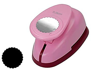 Motivlocher/Papierstanze XL Kreis gezahnt von EFCO 50 mm