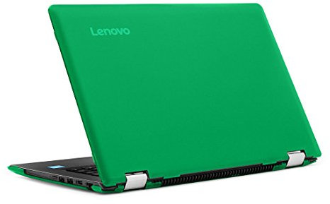mCover Coque Rigide Compatible avec Lenovo 14 Yoga 510 Ordinateurs Portables 14 (** Non Compatible avec Yoga 520/530 de 14 Pouces séries **) (Vert)