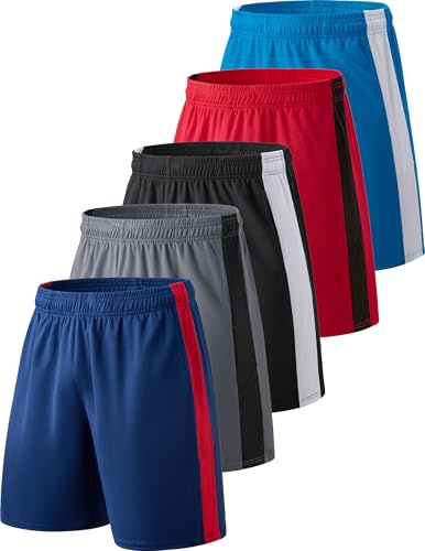Liberty Imports Athletic 9 Shorts with Pockets and Drawcord - Shorts - Moderne/ajusté - Homme