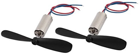 Aexit 2Pcs DC 1.5V 30000RPM 716 Motor w Helicopter CW Propeller for RC Quadcopter (21b6b4435f81b8777824a5fb8372dcf5)