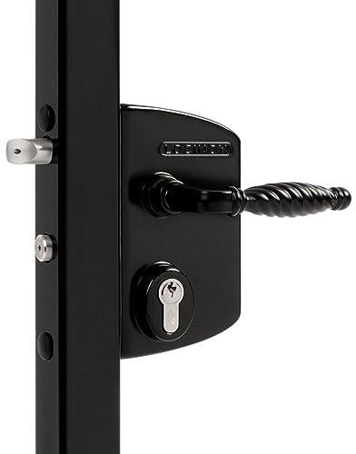 LOCINOX Surface Mounted Gate Lock - LAKQ3030 U2 Black (30mm - 50mm)