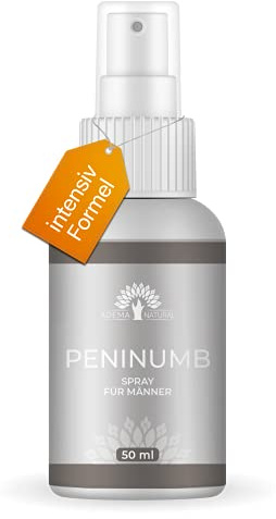 Adema Natural® PENINUMB - Delay Spray for Men - Hilfe durch Verzögerungsspray gegen vorzeitigen Samenerguss + länger durchhalten & mehr Spaß haben, 50 ml Inhalt | Hilfe durch Verzögerungsspray gegen vorzeitigen Samenerguss + länger durchhalten & mehr Spaß haben, 50 ml Inhalt