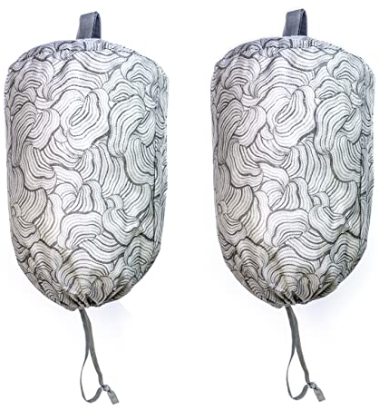 Plai Vliesstoff Wespennest Attrappe, Wespenschreck ohne Giftstoff, Wespenabwehr, Künstliches Wespennest Wespen fernhalten Garten - 2 Stück