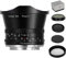 Objectif fisheye F2 APS-C 7,5 mm avec filtre ND1000 compatible avec Canon EOS-M M1, M2, M3, M5, M6, M6II, M10, M100, M50