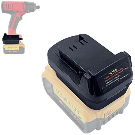 DL18ML Battery Adapter for Dewalt 20V Li-ion Battery DCB205 DCB206 Convert to for Milwaukee M18 18V Cordless Power Tool