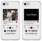 Personalisierte Handyhülle für iPhone 7/8/SE 2020, benutzerdefiniertes Foto-Song-Cover mit Spotify-Stilen, durchsichtige, weiche, selbst scannbare Handyhülle mit Musikplakette