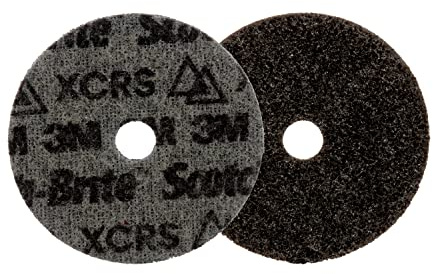 Scotch-Brite Precision Surface Conditioning Disc, PN-DH, Very Fine, 4 in x 5/8 in, Hook and Loop Attachment, Multi-Purpose Disc for Grinding, Polishing, and Blending