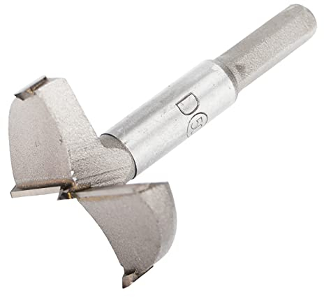 Forstner Drill Bits Set 50mm Dia. Hole Saw Boring Drill 10mm Round Shank Cutting Accessories for Hinge Plywood Wood