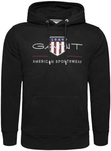 GANT Men's Reg Medium Archive Shield Hoodie Hooded Sweatshirt (pack of 1)