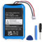 SHAWOROCE 4000mAh 3,65V Akku Kompatibel mit Sony PS5 Playstation 5 DualSense Wireless Controller Wiederaufladbare Hohe Kapazität Li-po Ersatzakku Batterie Set
