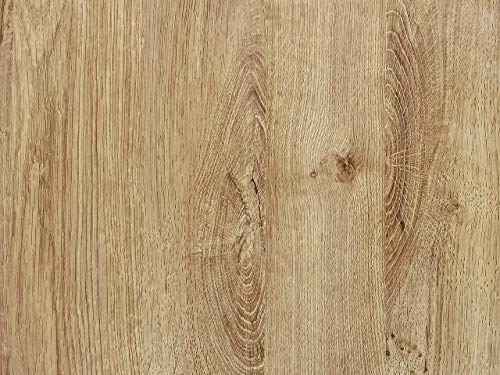 DecoMeister Klebefolie in Holzoptik Deko-Folie Holzdekor Holz-Maserung Selbstklebefolie Möbelfolie Holzfolie Selbstklebend Folie für Möbel nach Maß 45cm x 50cm Ribbeck-Eiche
