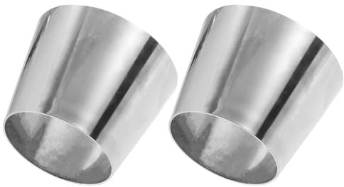 X AUTOHAUX 2pcs Car Mandrel Exhaust Elbow Pipe Concentric Reducer 3 to 4 OD