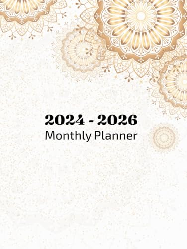 2024-2026 Deluxe Monthly Planner: 3-Year Calendar with Stylish Design, Note Sections, and Inspirational Quotes - January 2024 to December 2026