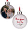 Wanapix | Pallina di Natale Personalizzata con Foto e Testo | Decorazioni Albero di Natale | Addobbo Natalizio | Entrambi i Lati | 8 cm | Ramo di Natale