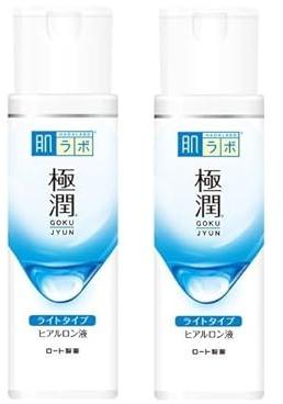 Hadalabo Gokujyun Feuchtigkeitslotion Hyaluronsäure Light Type, 170 ml, hergestellt in Japan