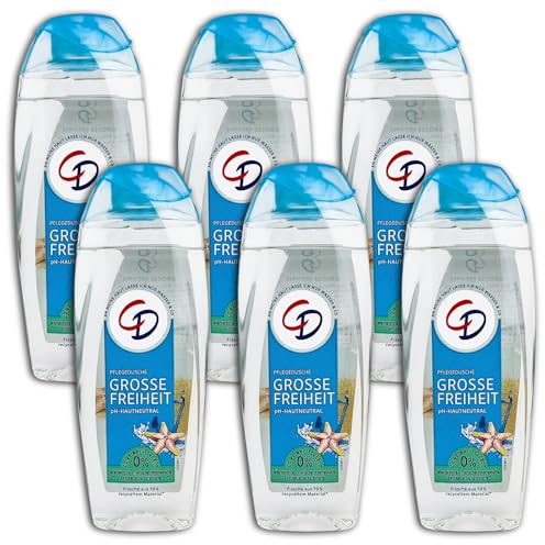 6 er Pack CD Pflegedusche Grosse Freiheit vDuschgel 6 x 250 ml