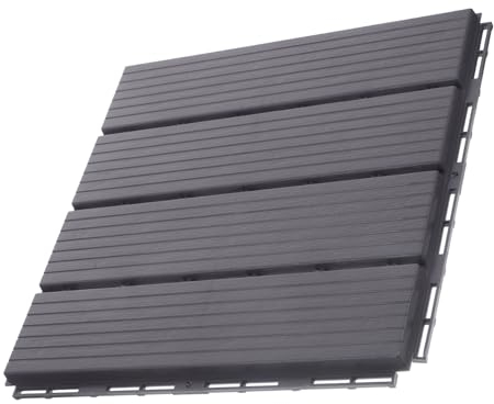 UKCOCO 3St Mosaikboden Gartenfliesen am Pool Vinyl-Böden gartenboden bodenbelag balkon teppich fliesen für balkondecks Terrassendiele wasserdicht Bodenfliese Balkonfliesen Ziegel Plastik