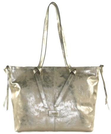 Picard Leder Schultertasche Favourite Shopper Champagner goldfarben