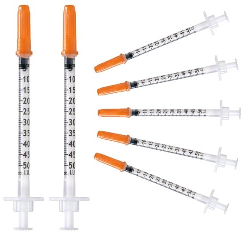 tubo de plástico de 0,5 ml/cc 31 G (0,25 х 8 mm) multiusos, embalaje individual, accesorios de laboratorio (10 unidades)