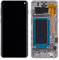 Écran LCD numérique de rechange compatible avec Samsung Galaxy S10 SM-G973F SM-G973U SM-G973W SM-G9730 (noir avec cadre) écran LCD tactile Digitizer Assemblée avec outils de réparation - 6,1