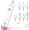 Kit Manucure Pedicure Rechargeable, CoziBB Ponceuse pour Ongles Professionnel avec 5 Vitesses et Lumière LED, Électrique Fraise à Ongles Sans Fil avec 8 Embouts Limes a Ongles Professionnelle