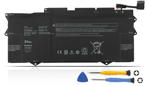 K KYUER 51Wh YM15G Laptop Batterie pour Dell XPS 13 9315 P153G P153G001 Series 9315-P1708LTW 9315-D1705S 9315-C0NNP 9315-WP01KR G9FHC W6D4H 0G9FHC 0W6D4H 31CP4/78/90 Notebook Replacement Battery 3Cell