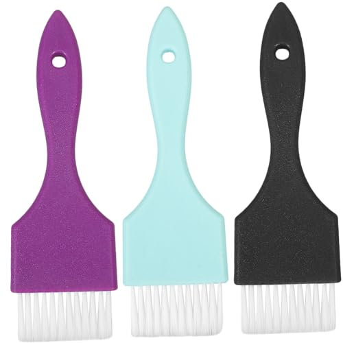 SKISUNO 6stücke Haarfärbebürsten Weiche Haarölbehandlung Und Highlights Für Salon Und Zuhause Für Farbauftrag Und Haarpflege