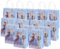 FEIFEI'S BOW Elsa Papiertüten mit Griff, Prinzessinnen-Motiv, Rosa, für Mädchen, Geschenke, Partygeschenke, Leckerli-Taschen mit Griff, für Weihnachten, Geburtstag und Party, Feiern, Partyzubehör, 18